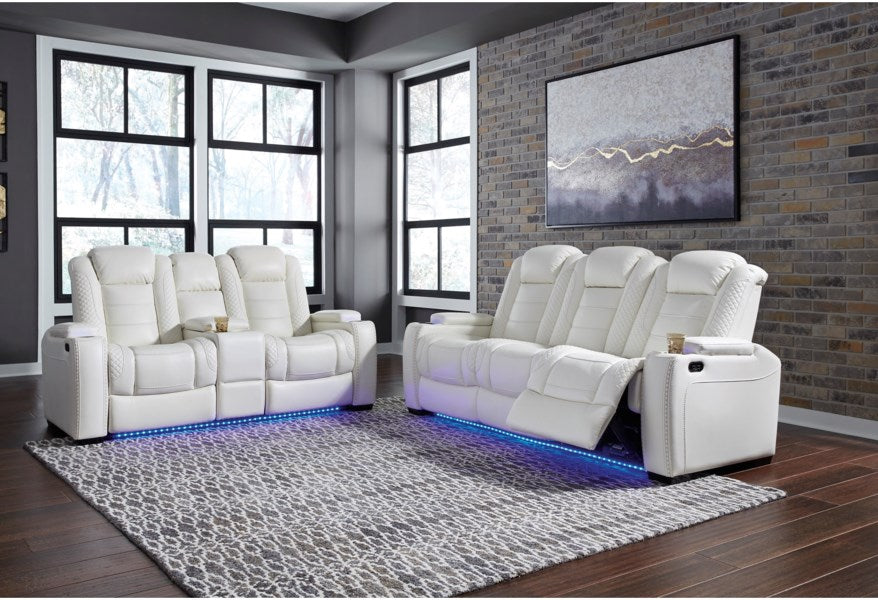 37004 Party Time Power Recliner/ADJ Headrest By Ashley – Rubin