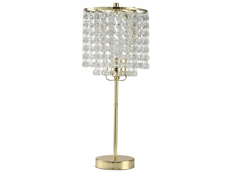 6213GD CHANDELIER TABLE LAMP GOLD – Rubin Furniture