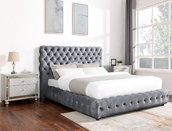 5112Gy Flory Bed Grey
