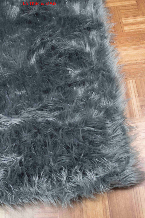 Fur Sheepskin Grey