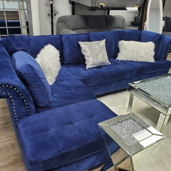 8119205 Derby Sectional Blue