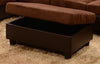 Sectional 3pcs with ottoman F107A