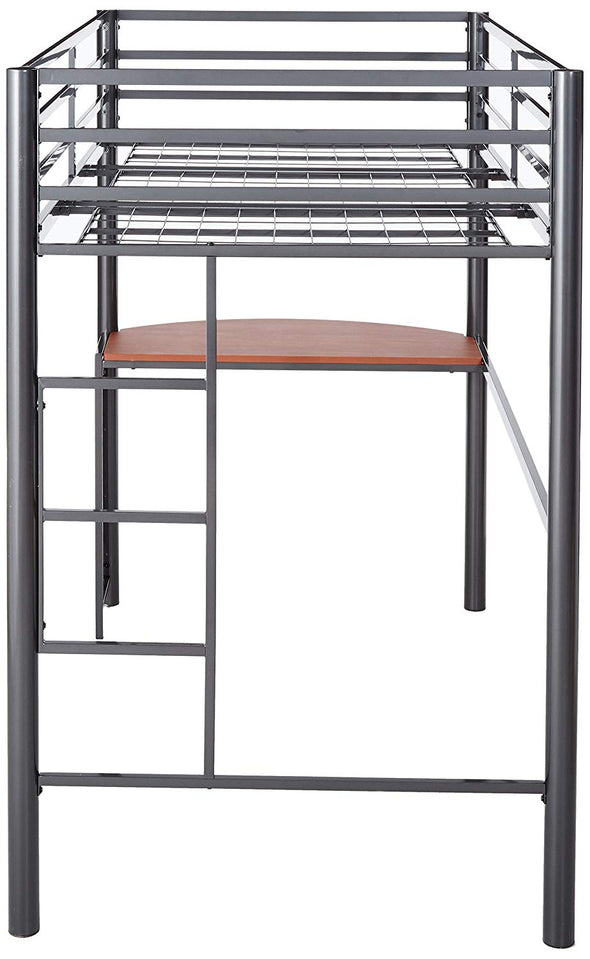 460229 Bunks Twin Metal Workstation Loft Bed By Coaster