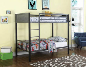 460390 Twin / Twin Metal Bunk Bed By Coaster