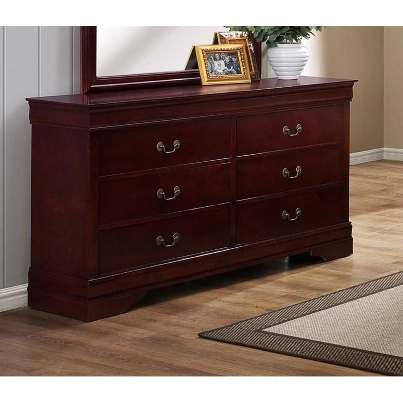 Louis Philippe Chest Of Drawers In Cherry