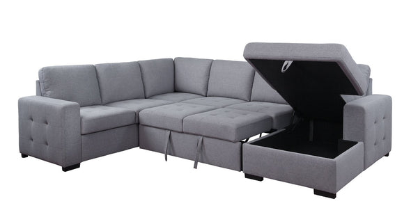 Storage Sleeper Sectional Sofa - 55545