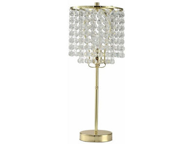 6213GD  CHANDELIER TABLE LAMP GOLD