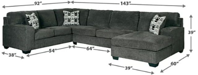 Ballinasloe 80703 Sectional By Ashley