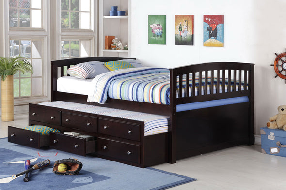 8411 Full Captain Bed with Trundle