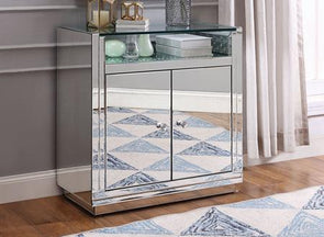 97577 Nysa Console Table, Faux Crystal