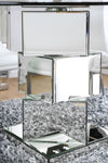 IZZY DINING TABLE    |     CM3384RT Mirror Base Black