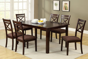 WESTON II 7 PC. DINING TABLE SET     |     CM3400T-7PK