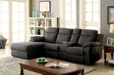 KAMRYN SECTIONAL W/ CONSOLE     |     CM6771GY