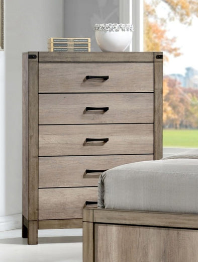 Chest B3200 Matteo Natural Finish Solid Wood