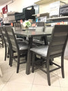 F2495 7 PCS COUNTER HEIGHT DINING SET
