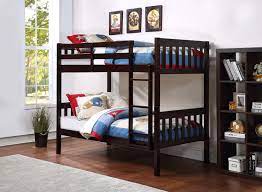 8434-ESP Twin / Twin Convertible Wooden Bunk Bed -