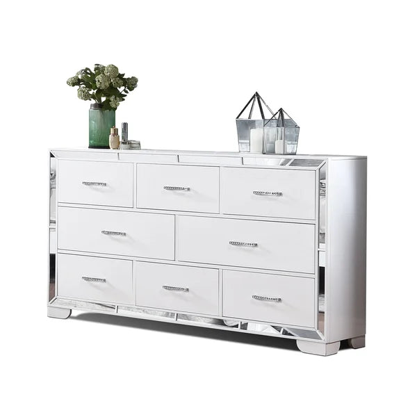 lonnix silver dresser and mirror Lonnix Bedroom Set Ashley Furniture