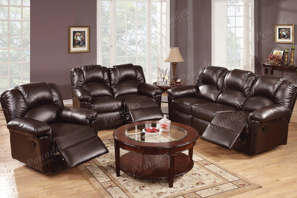 Motion  Sofa, Love Seat and Recliner F667