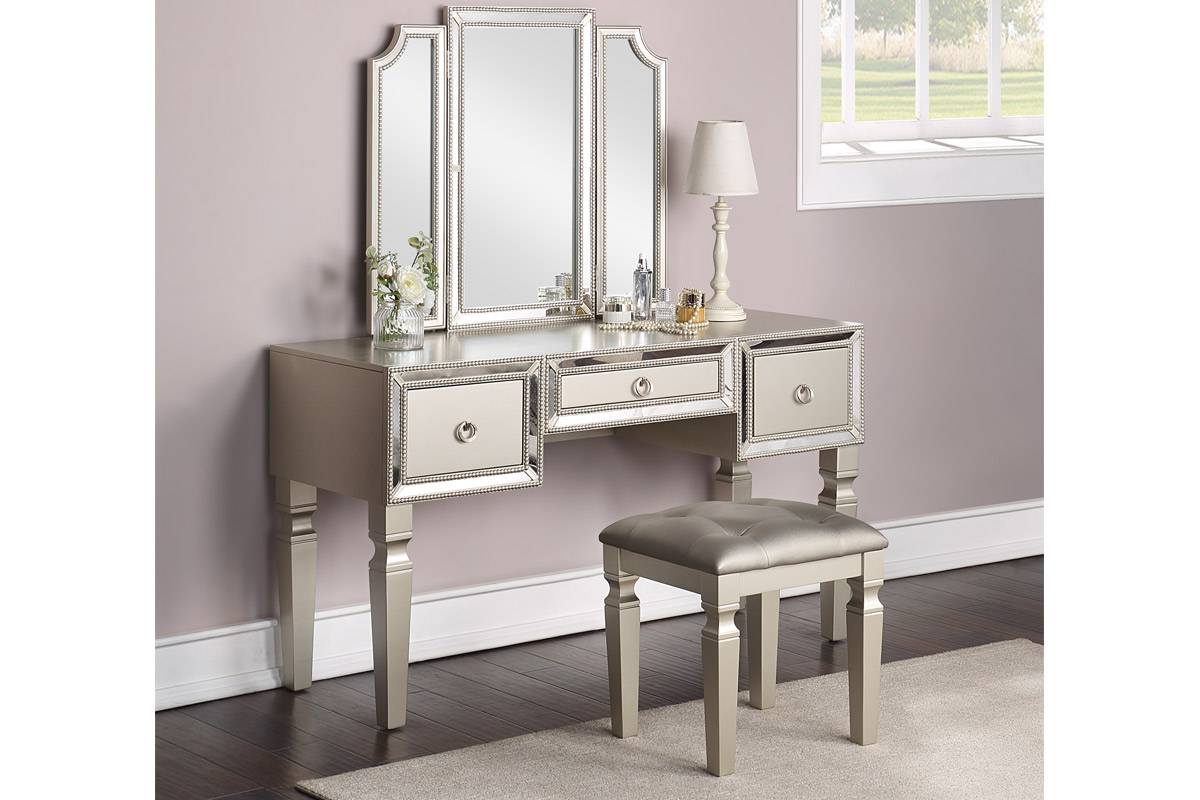F4218 Vanity Stool Rubin Furniture