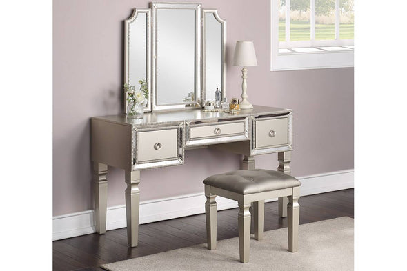 F4218  VANITY & STOOL