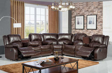 SF3597 SECTIONAL GENUINE LEATHER